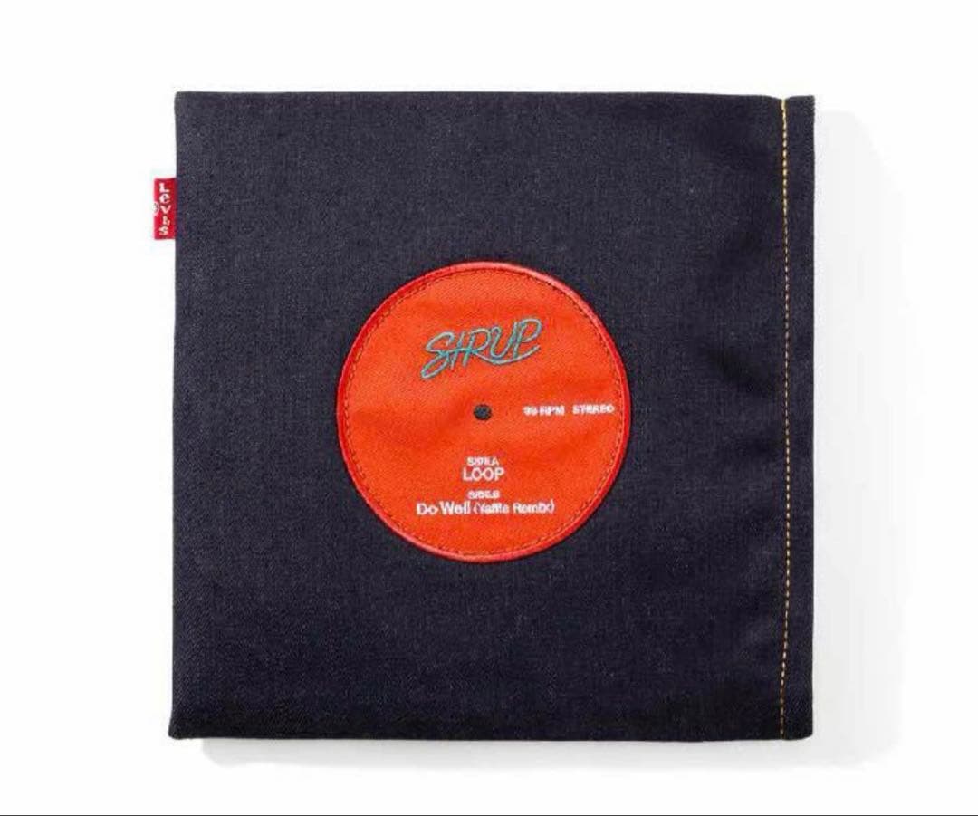 非売品 7インチ LOOP SIRUP levi's コラボ 限定 ジーンズ生地