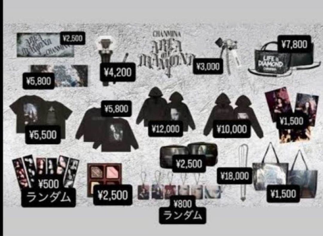 s*i様 ちゃんみなAOD4グッズ　新品未使用