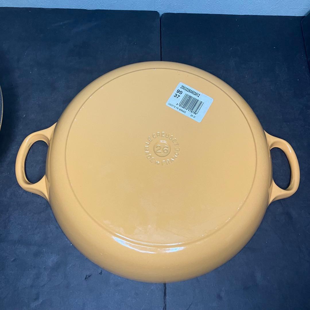 LE CREUSET ルクルーゼ　ビュッフェ　キャセロール　26㎝　未使用品