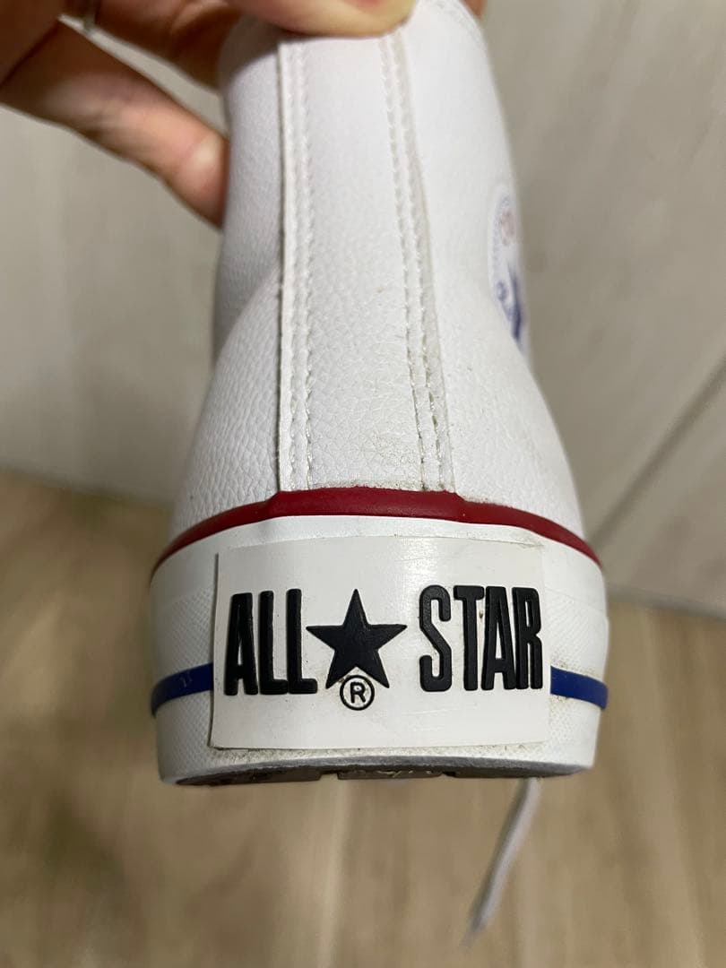 コンバース　オールスター　ハイカット　hi ホワイト 5 ゴルフシューズ
