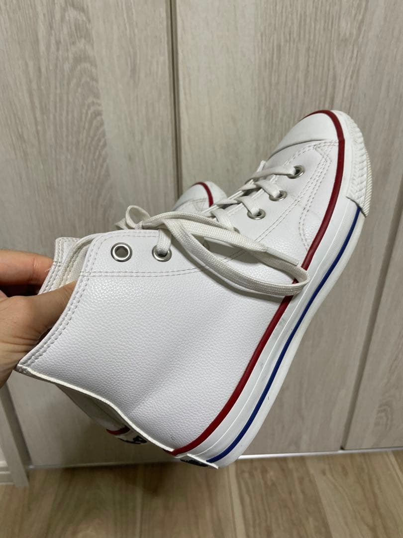 コンバース　オールスター　ハイカット　hi ホワイト 5 ゴルフシューズ
