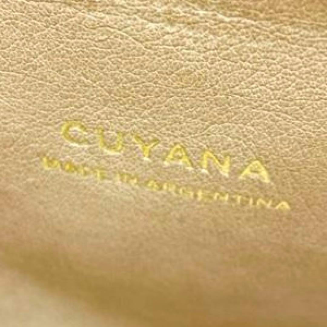 CUYANA キュアナ　トラベラーセット グレー＆オレンジ レザー　ポーチセット