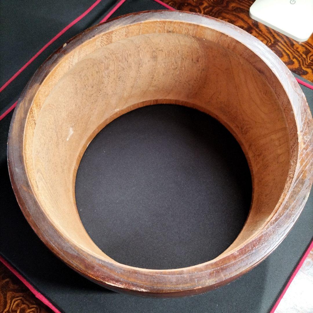 締太鼓　和太鼓　くり抜き胴　中古品良品