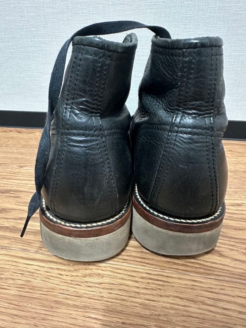 CALLE黒レザー ハイカットブーツ