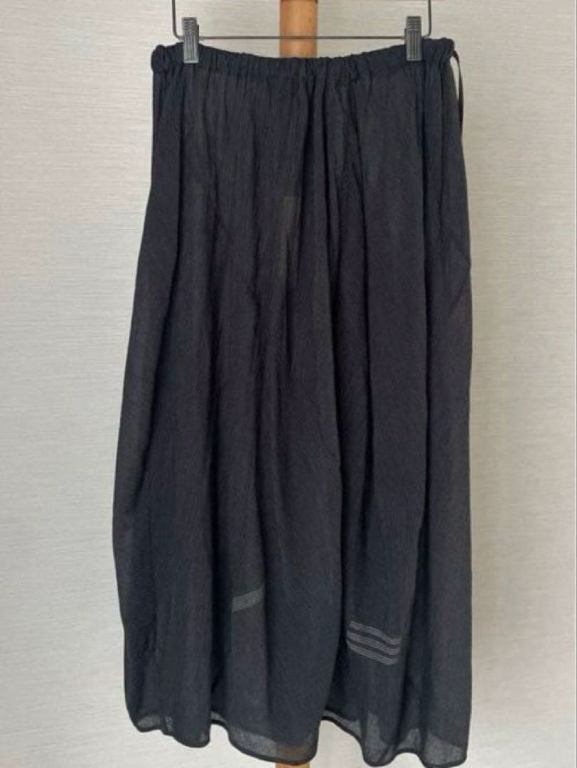 Jurgen Lehlコットンインレイ柄シアーなバルーンスカート