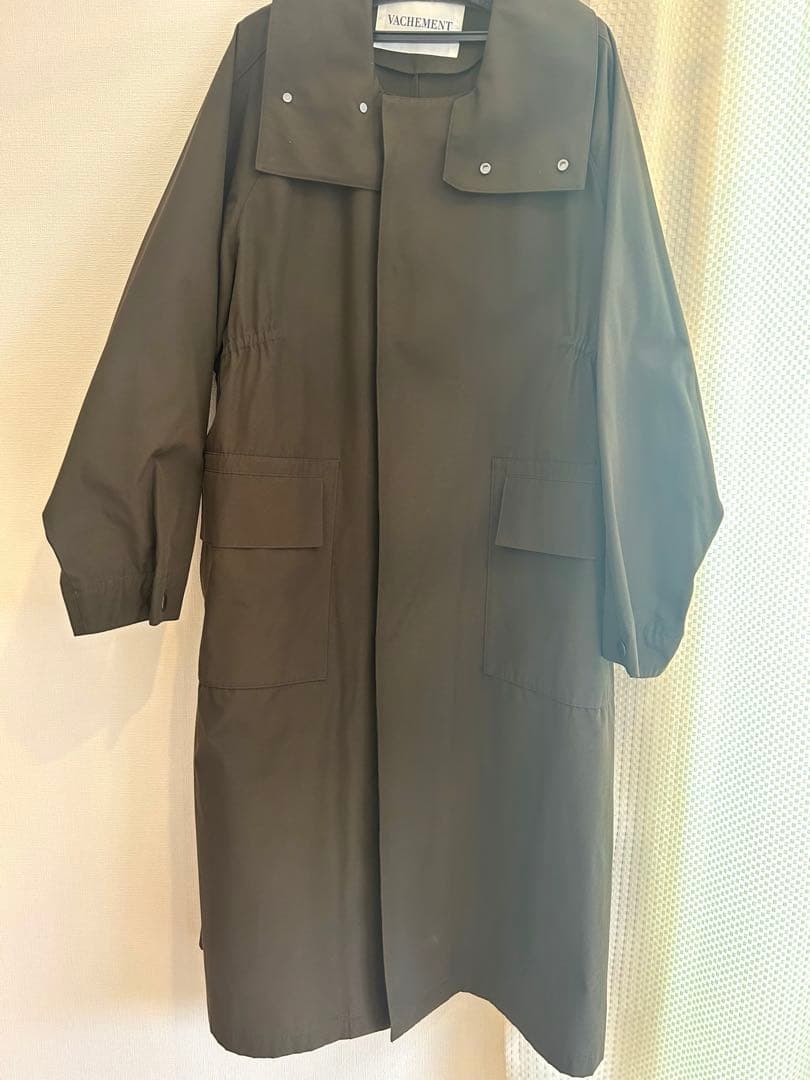 IENA VACHEMENT LONG COAT カーキ