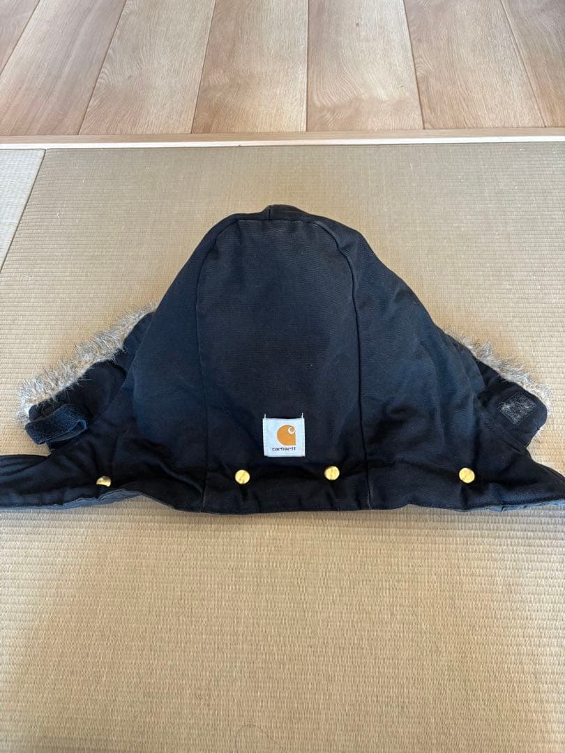 Carhartt カバーオール ブラック　フード付き