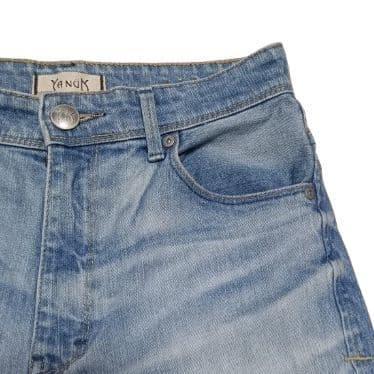 YANUK ヤヌーク リリス イエナ別注 ライトブルー カットオフデニム 25