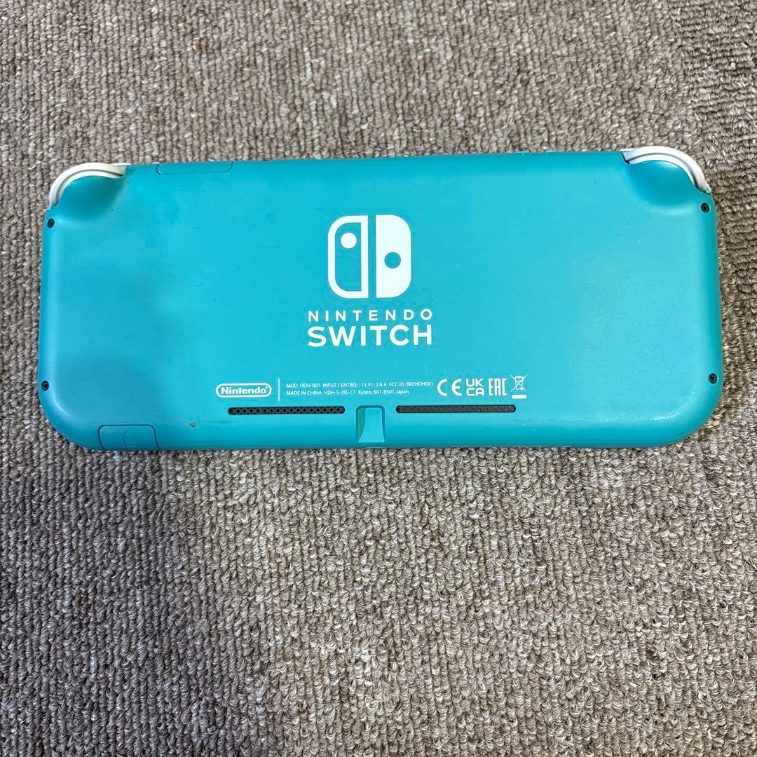 Nintendo Switch Lite ターコイズ 猫の足跡ボタン