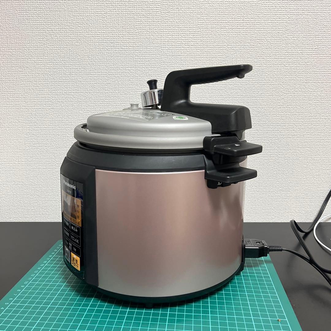（Ａ）美品　Panasonic 電気圧力鍋 SR-P37-P ピンクカラー