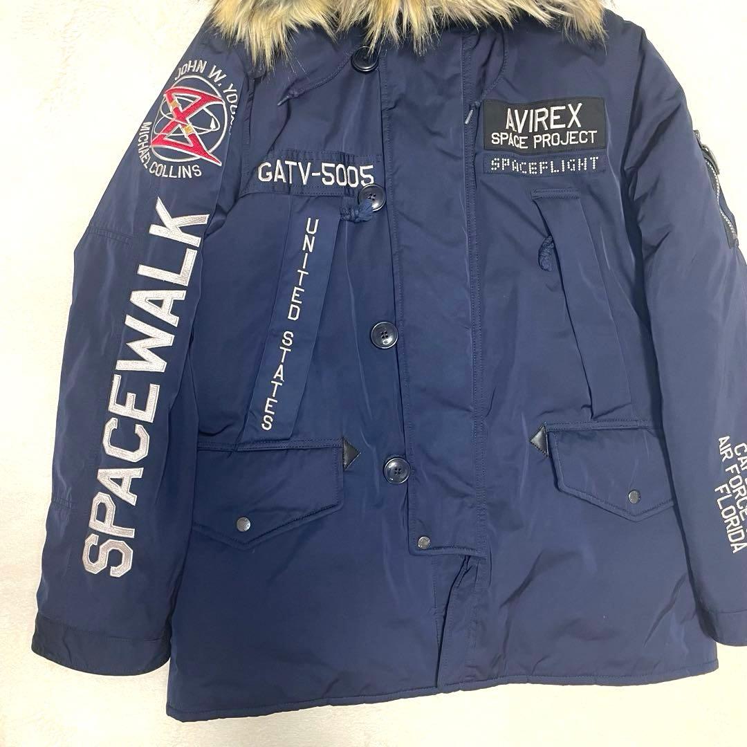 AVIREX GT-10 SPACE WALK N-3B 紺size2XL