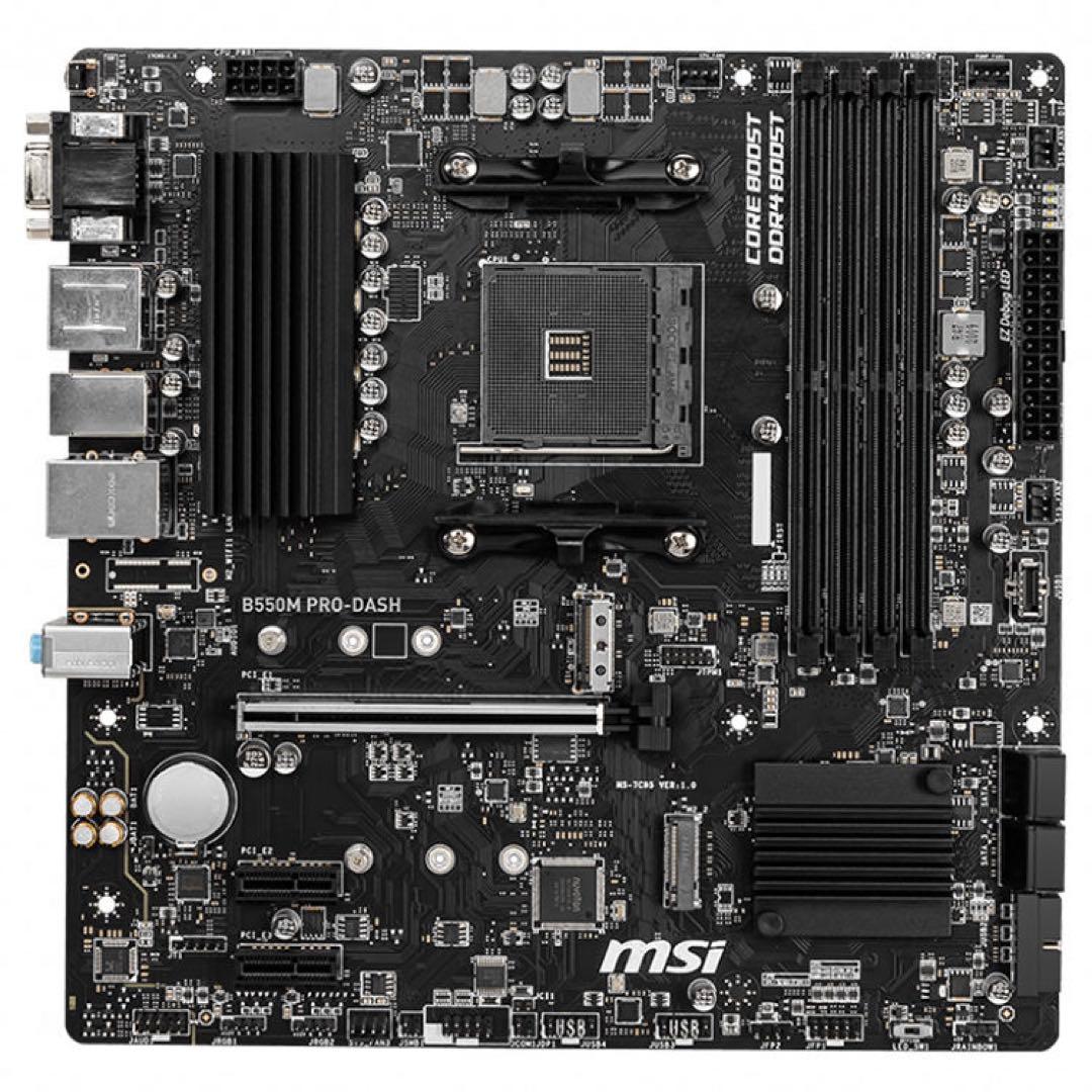 マザーボード MSI B550M PRO-DASH パソコン 新品 未使用