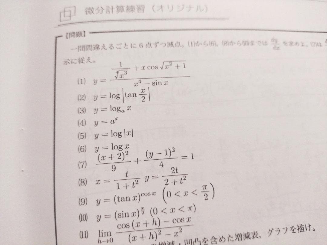 鉄緑会の森嶋先生による高３入試数学演習　計算強化資料集フルセット　駿台　河合塾