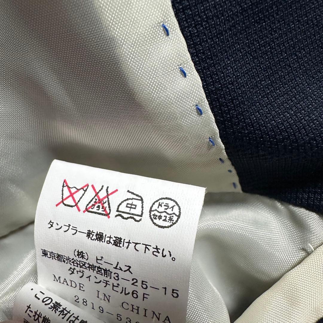 未使用級美品　ビームスハート　ネイビージャケット　紺　貝ボタン　サイズ48