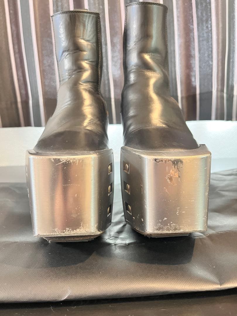 【伽】RICKOWENS PLATFORMS KISS BOOT