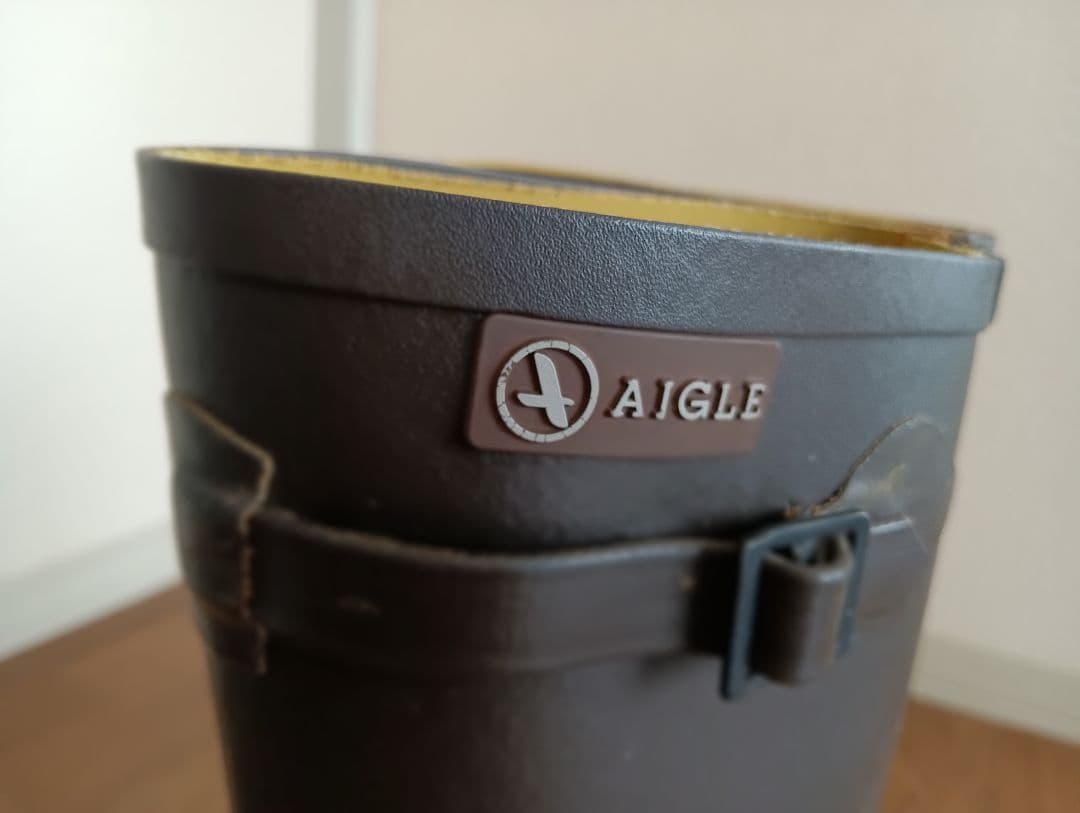 AIGLE エーグル ラバーブーツ ブラウン