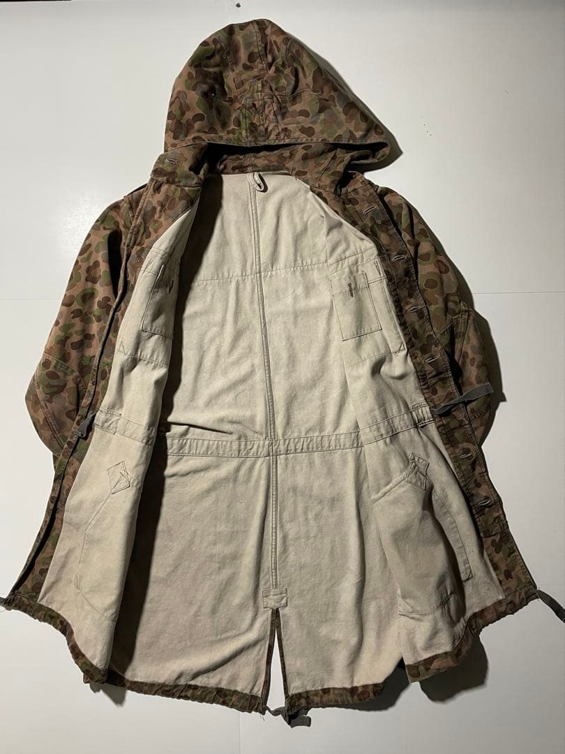 70s- オーストリア軍PEA DOT CAMO フィールドコート モッズコート