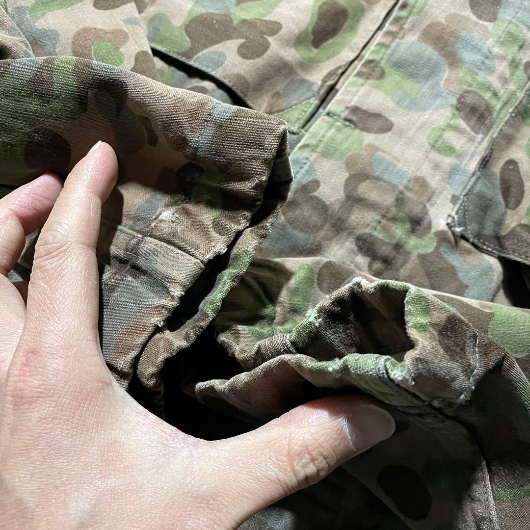 70s- オーストリア軍PEA DOT CAMO フィールドコート モッズコート