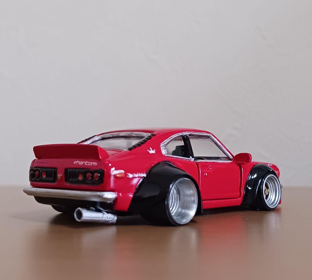 トミカ改造マツダサバンナGTレーシングRX-3街道レーサーグラチャン仕様