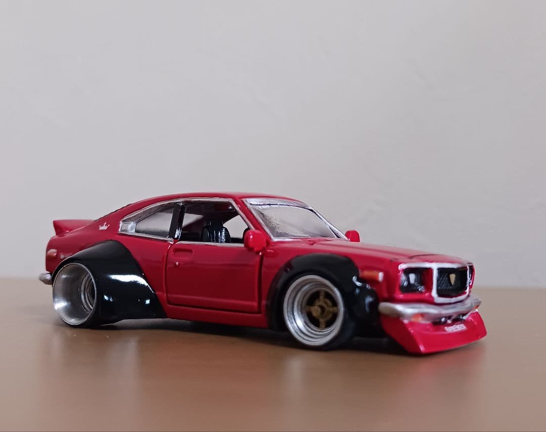 トミカ改造マツダサバンナGTレーシングRX-3街道レーサーグラチャン仕様
