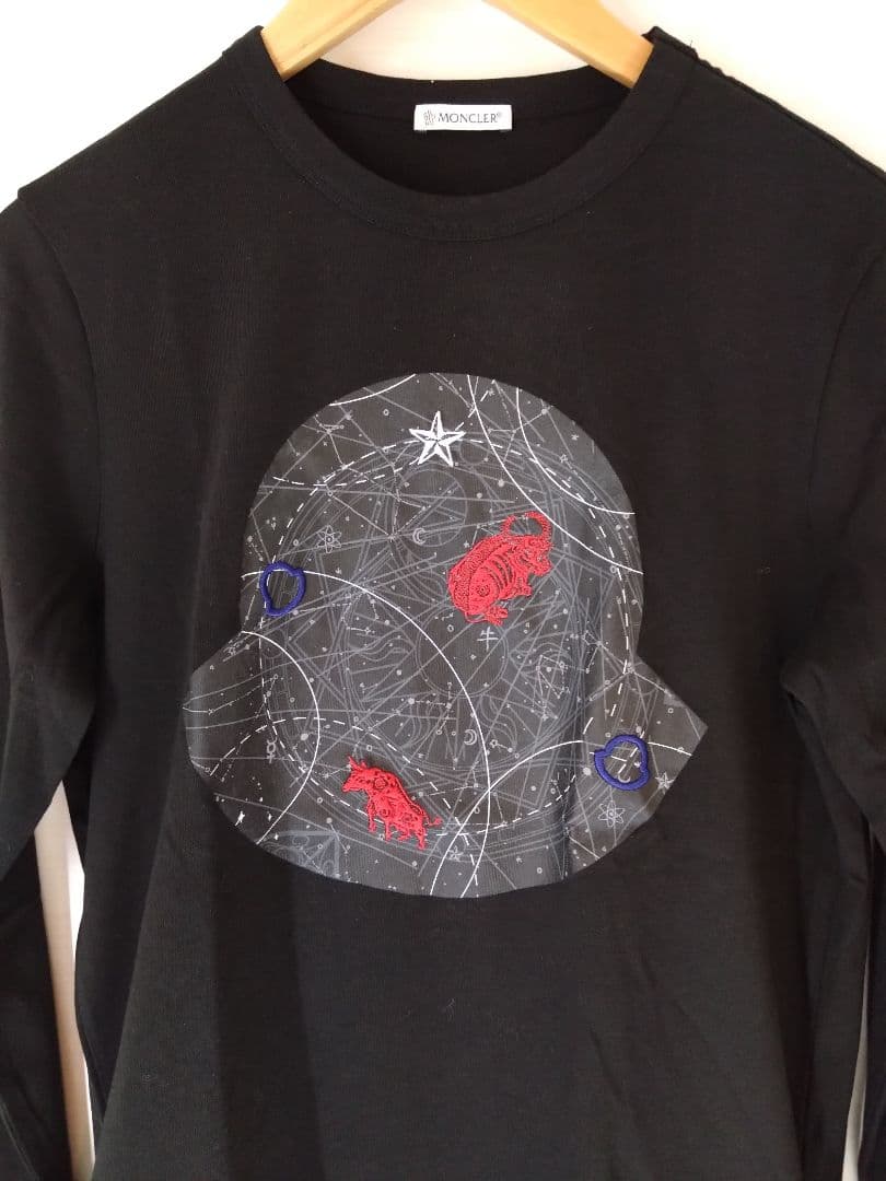 MONCLER モンクレール ロンT 長袖 Tシャツカットソー S ロゴ
