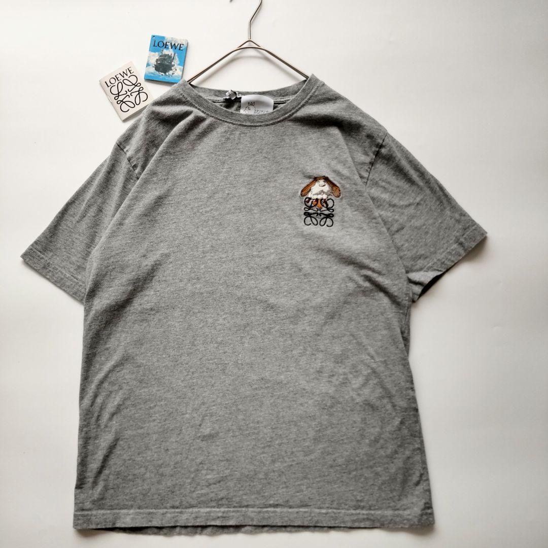 希少 ロエベ×ハウルの動く城 スタジオジブリコラボ アナグラム刺繍 Tシャツ S