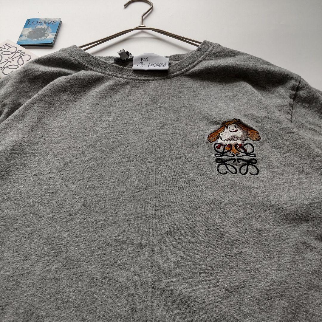 希少 ロエベ×ハウルの動く城 スタジオジブリコラボ アナグラム刺繍 Tシャツ S