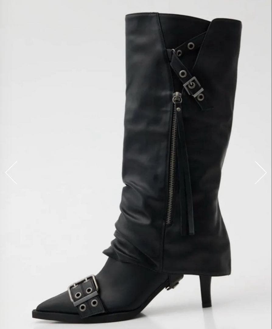 SLY BELTED 2WAY BOOTS ブラック　L