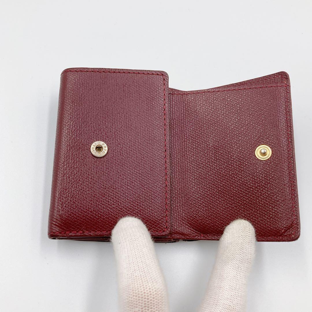 【美品】SOMES SADDLE ソメスサドル ピルエット 三つ折り財布 レザー