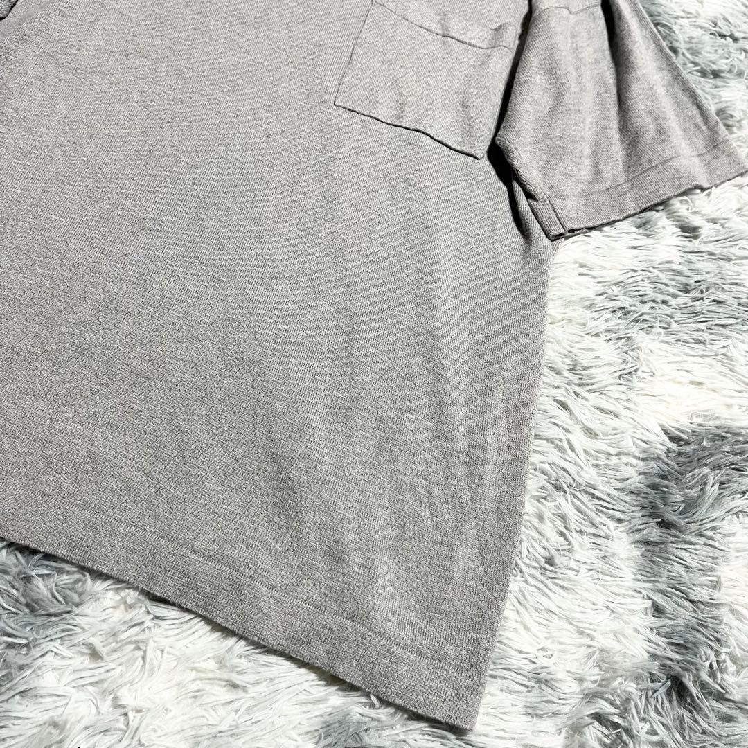 ジョンスメドレー シーアイランドコットン　半袖ニットTシャツ グレー　M
