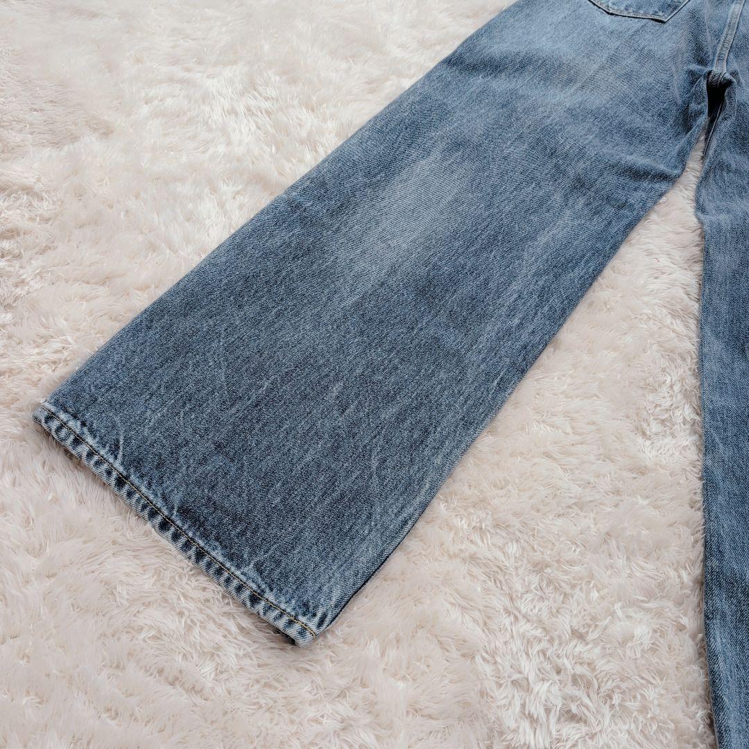 ✨人気✨ウィムガゼット センタープレスワイドデニム 36