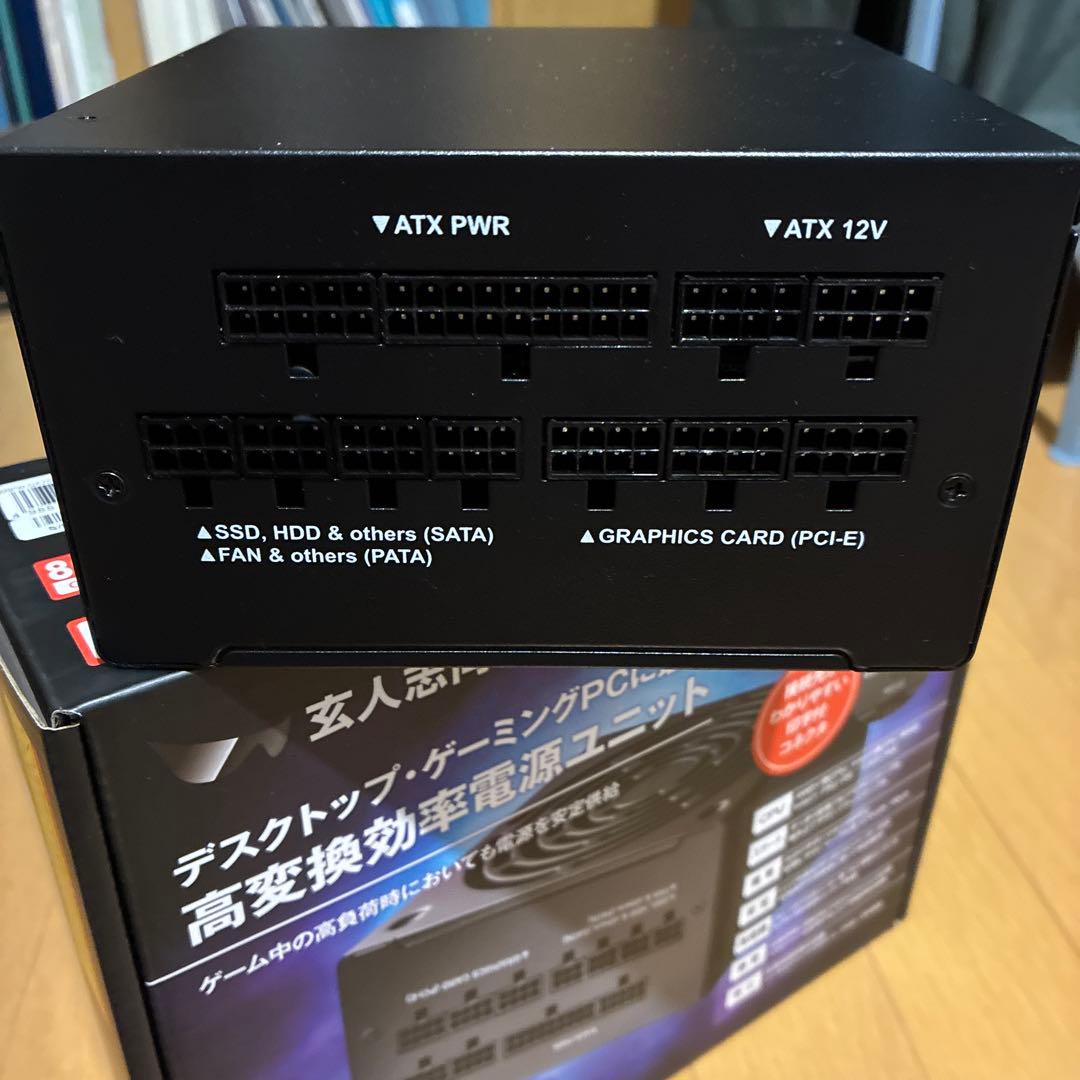 玄人志向 KRPW-GA750W/90+ 80PLUS GOLD 750W 電源