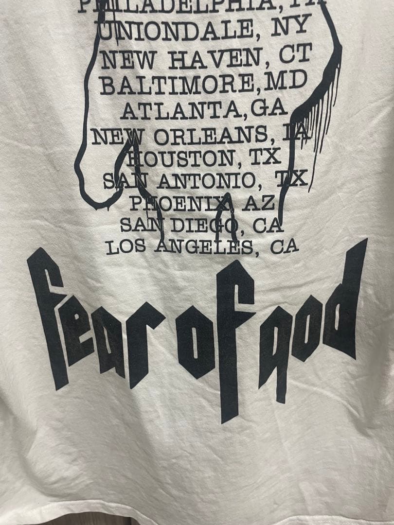 Fear of God レイジ　コラボ　超激レアTシャツ バンT rage