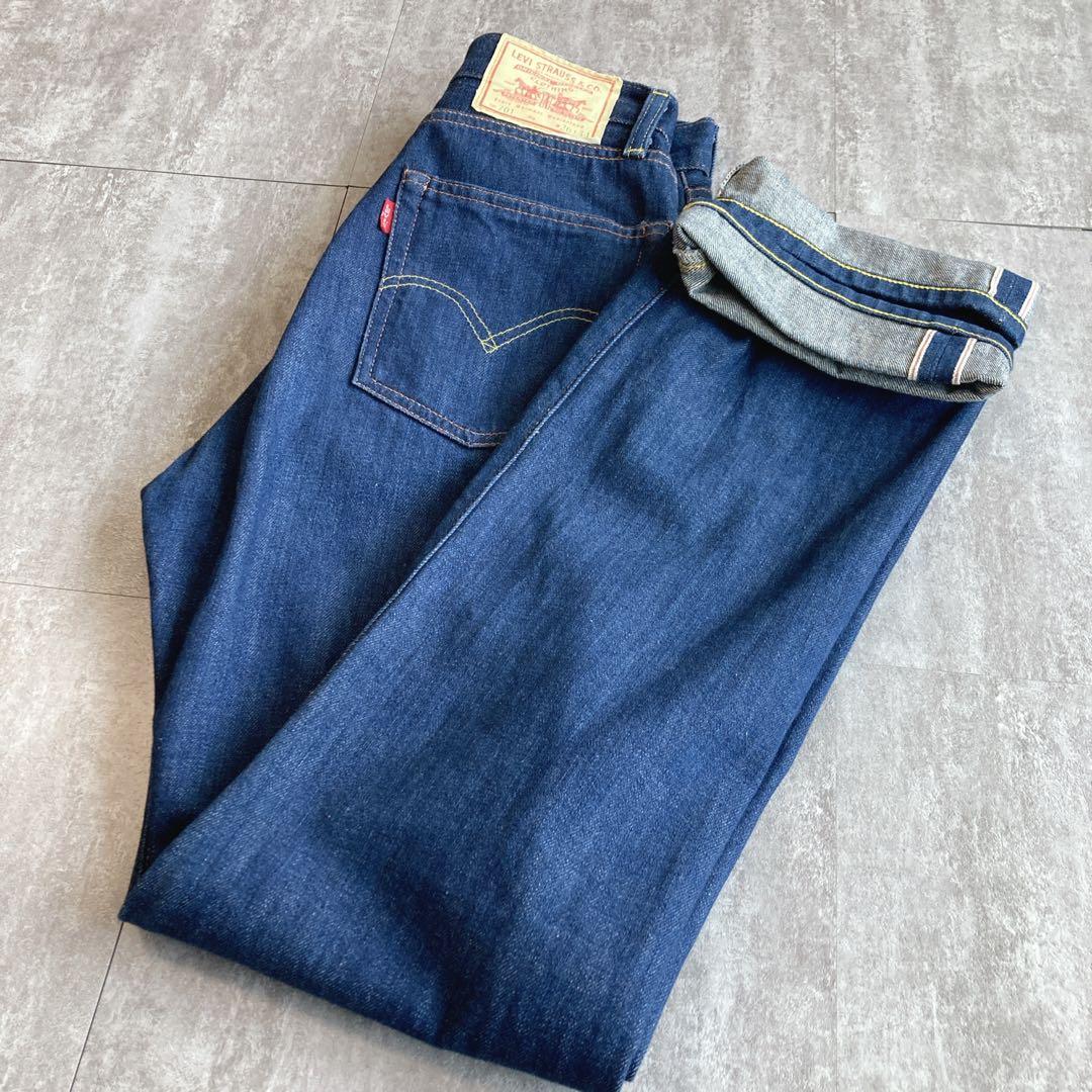 【美品】モンローデニム　Levi's 701 ピンク耳 W26 濃紺