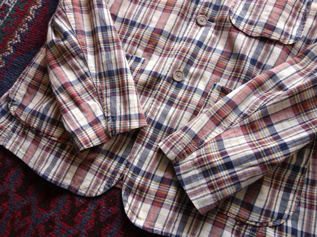 ENGINEERED GARMENTS ベイカージャケット S マドラスチェック