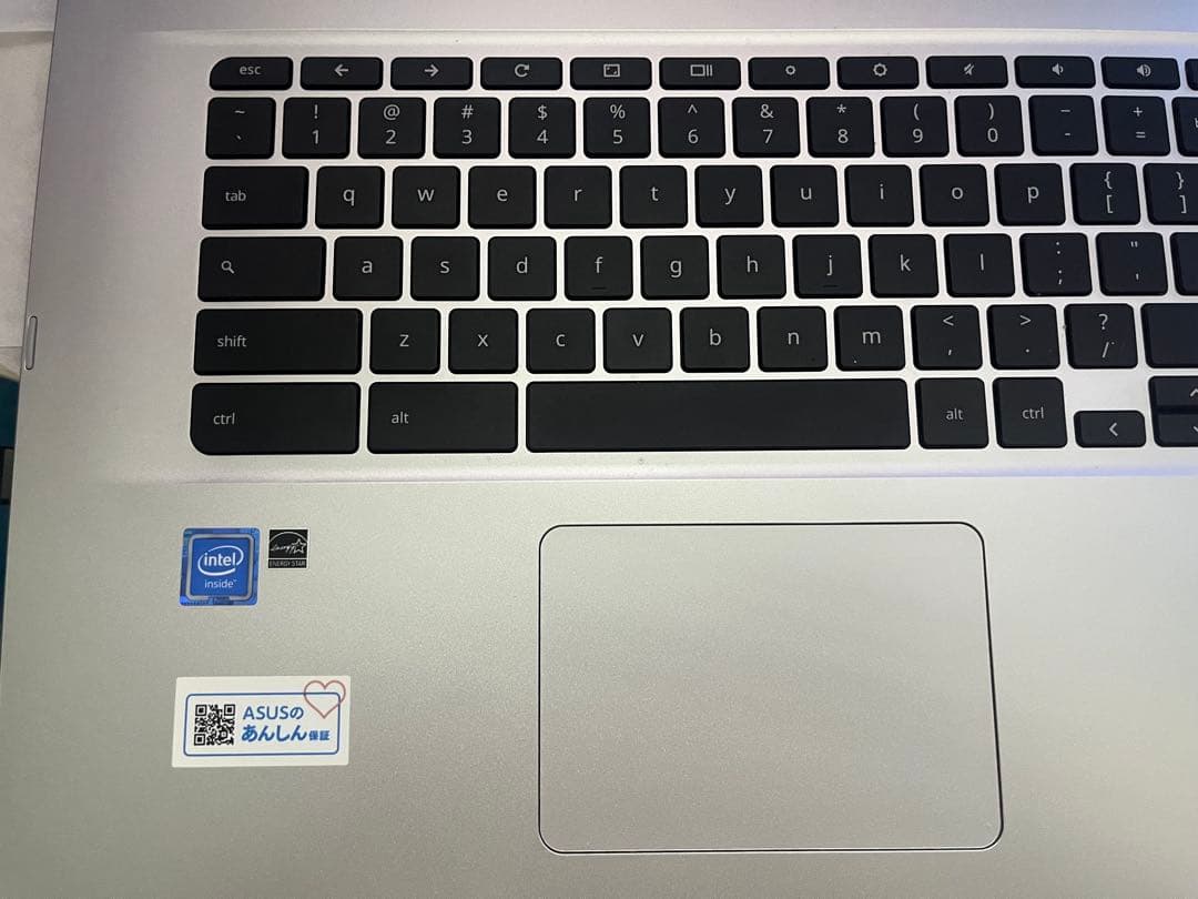 ASUS Chromebook c523na シルバー バッテリー77%