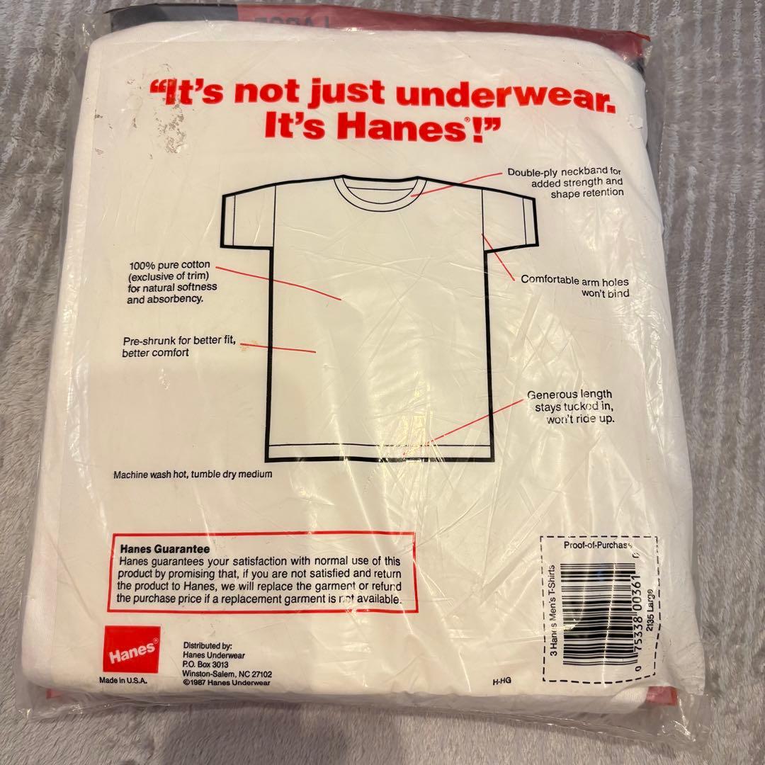 ヘインズパックT 1987年 赤タグ　USA製　Hanes