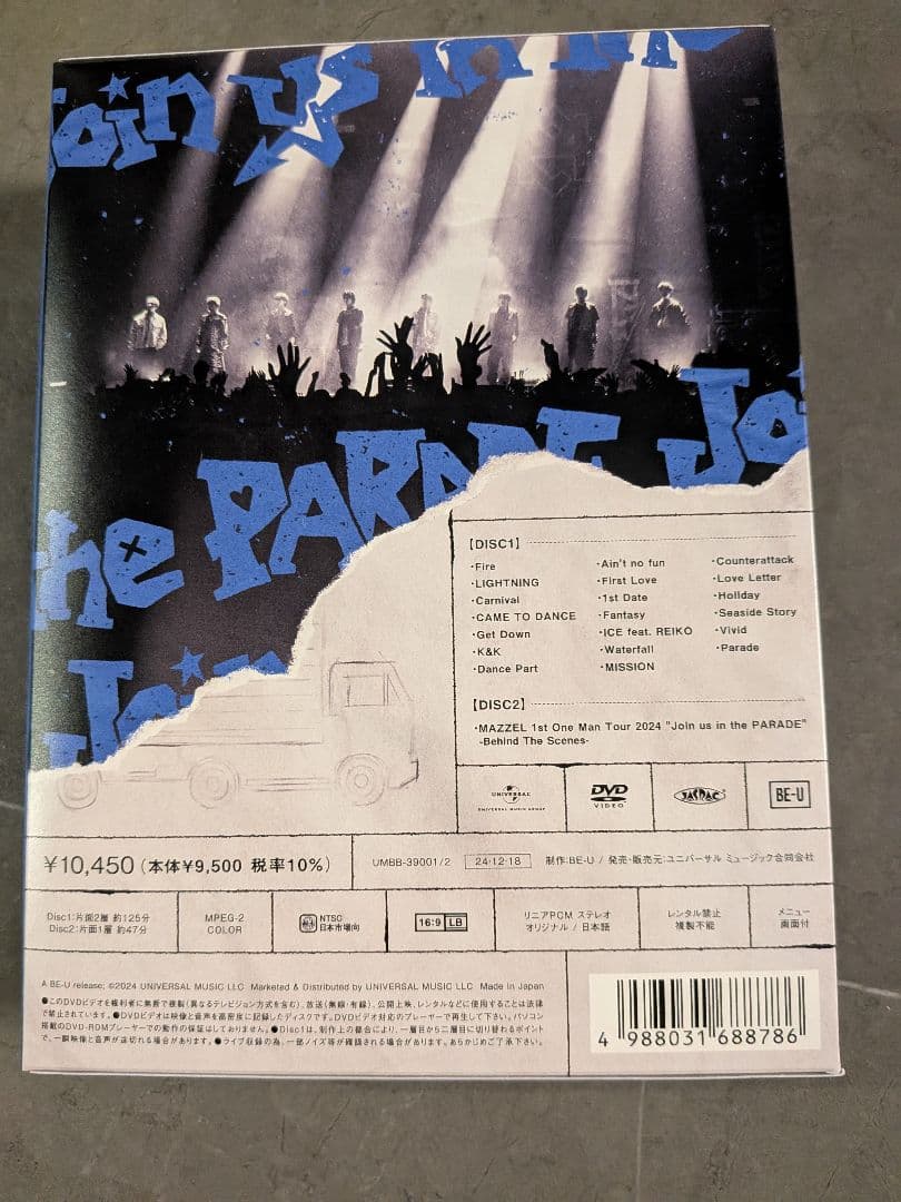 MAZZEL 1st One Man Tour 2024 DVD　マーゼル