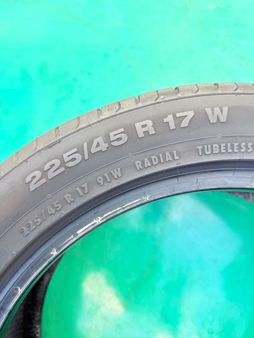 2022年製】225/45/R17 CONTINENTAL4 本/スロバキア製