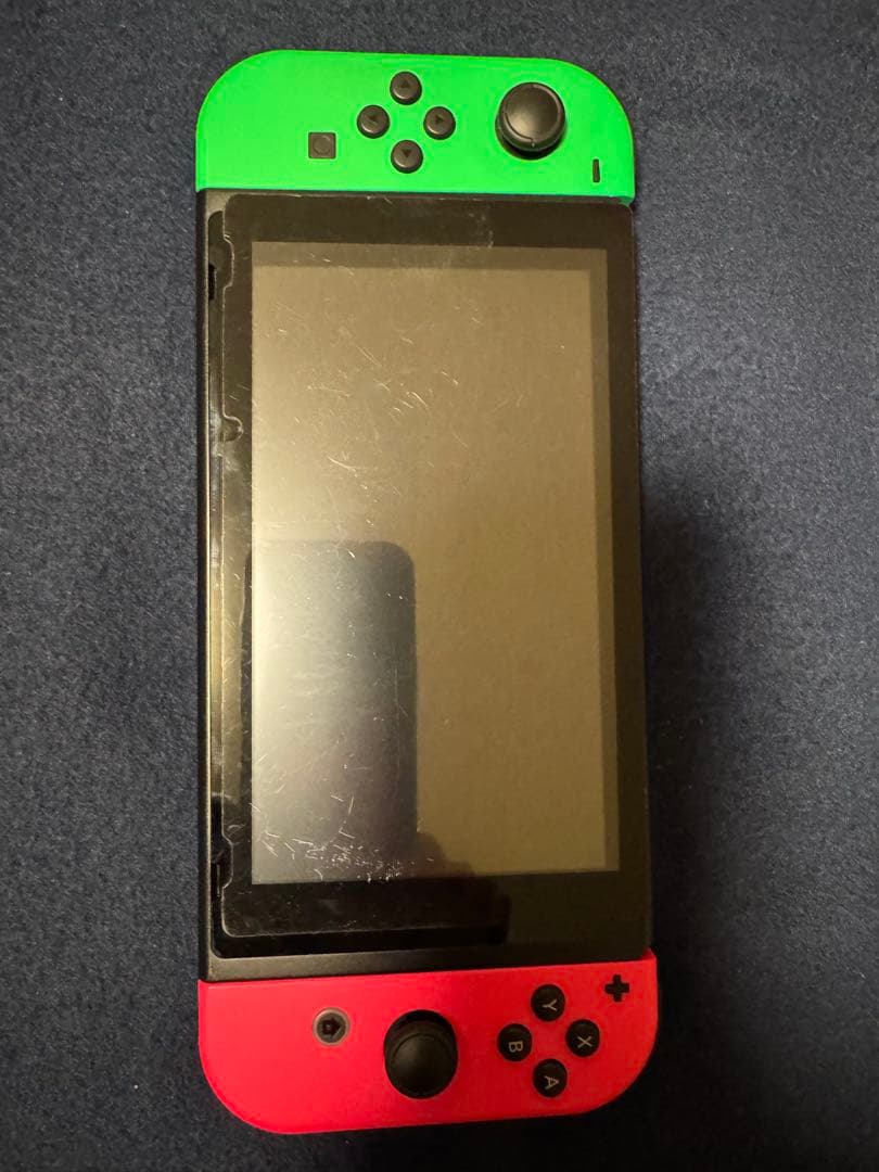 Nintendo Switch 本体 ピンク/緑 付属品あり