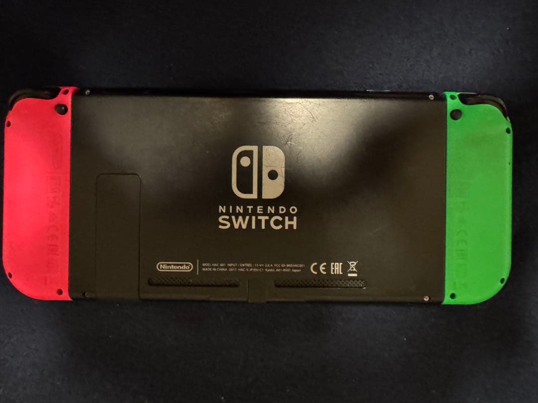 Nintendo Switch 本体 ピンク/緑 付属品あり