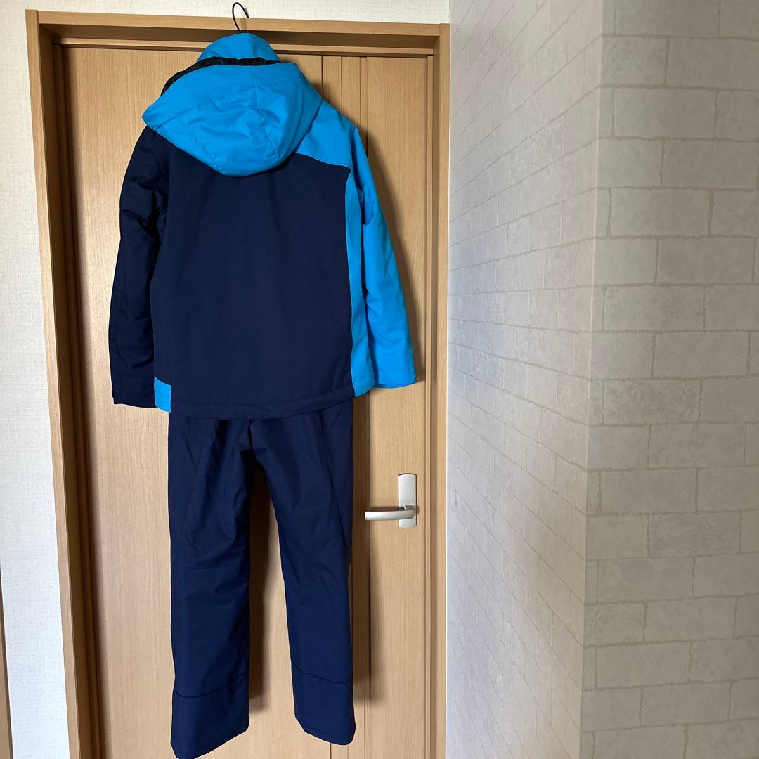子ども用スキーウェア 青と紺