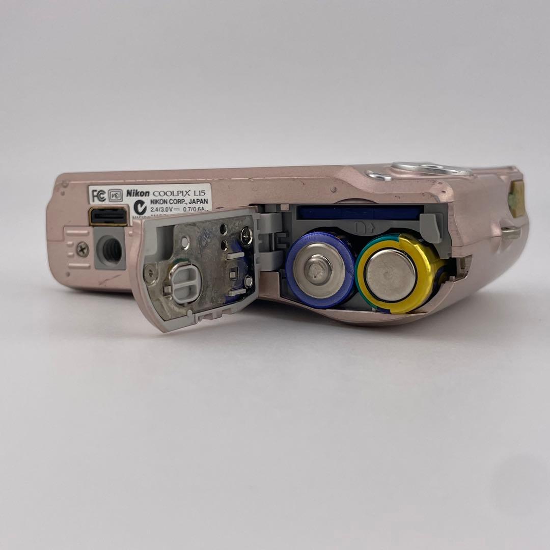 実写良⭕️【動作確認済】ニコン Nikon COOLPIX L15 ピンク
