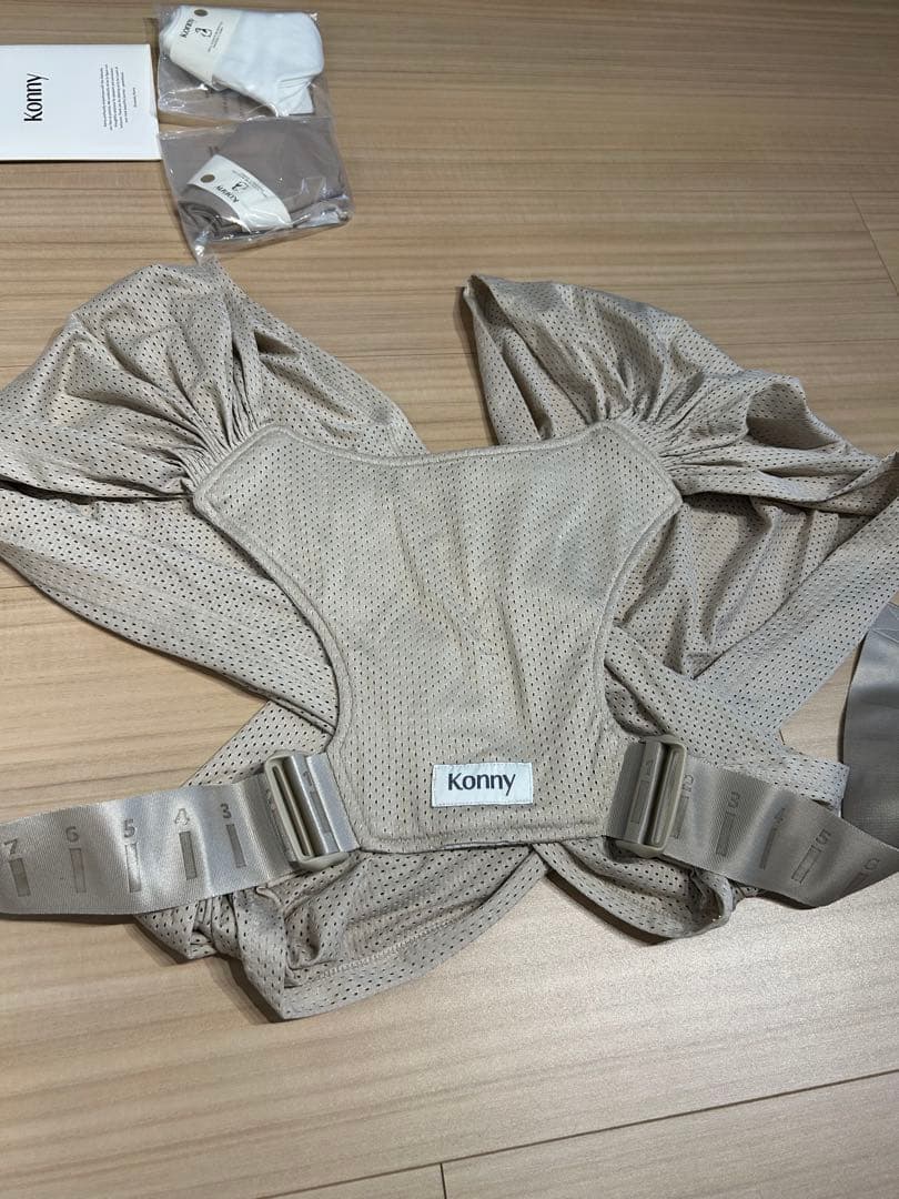 Konny コニー抱っこ紐 FLEX AirMesh スタイ2枚付き