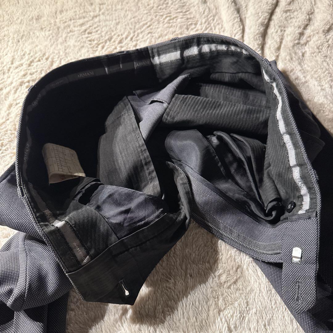 ARMANICOLLEZIONI ダブルスーツ 50 XL ダークグレー