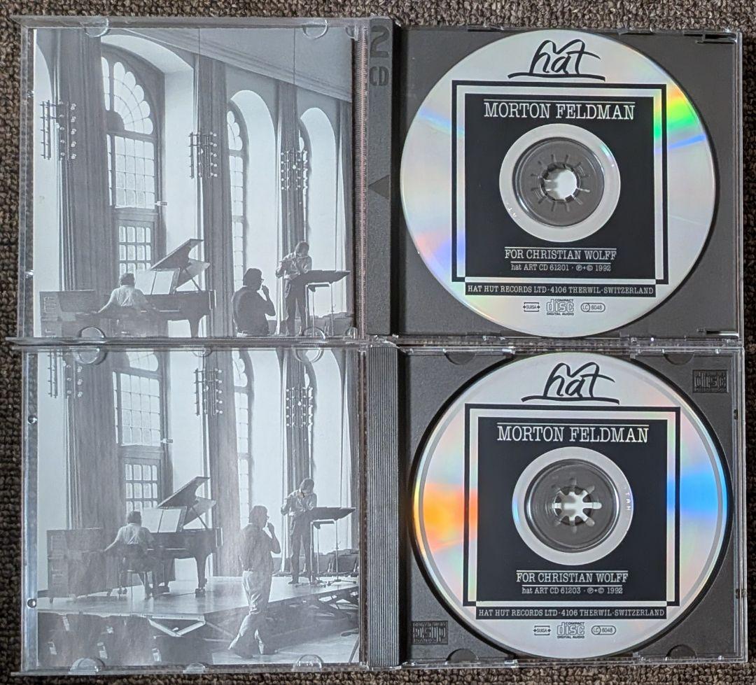 モートン・フェルドマン: フォー・クリスチャン・ウルフ⭐️3CD