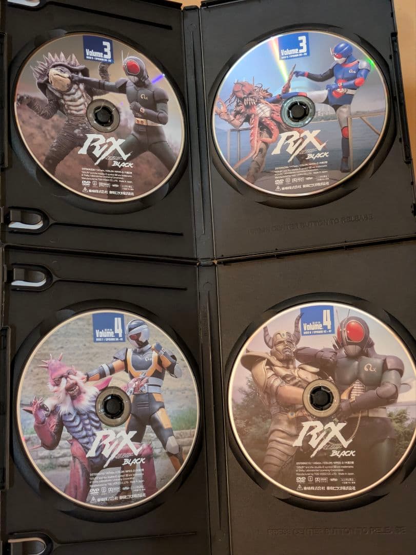 仮面ライダーBLACK RX DVD全巻〈各2枚組〉