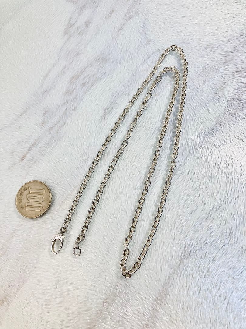 【超美品】GUCCI オーバルチェーン ネックレス 男女兼用 55cmタイプ