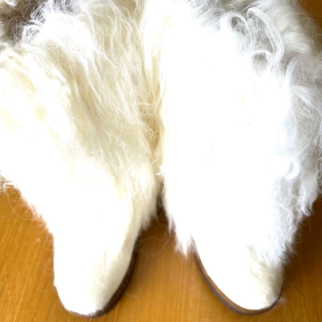 【美品】ベアパウ Bearpaw BoetisⅡ ファーショートムートンブーツ