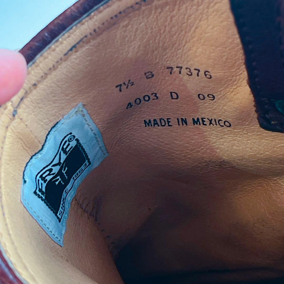 FRYE フライ ハーネスブーツ バイカーブーツ US 7.5 ダークブラウン